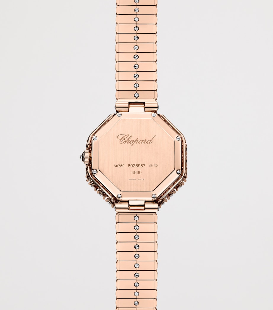 Rose Gold and Diamond Octagonal L'Heure du Diamant Watch 32mm 18K ROSE GOLD Image 2