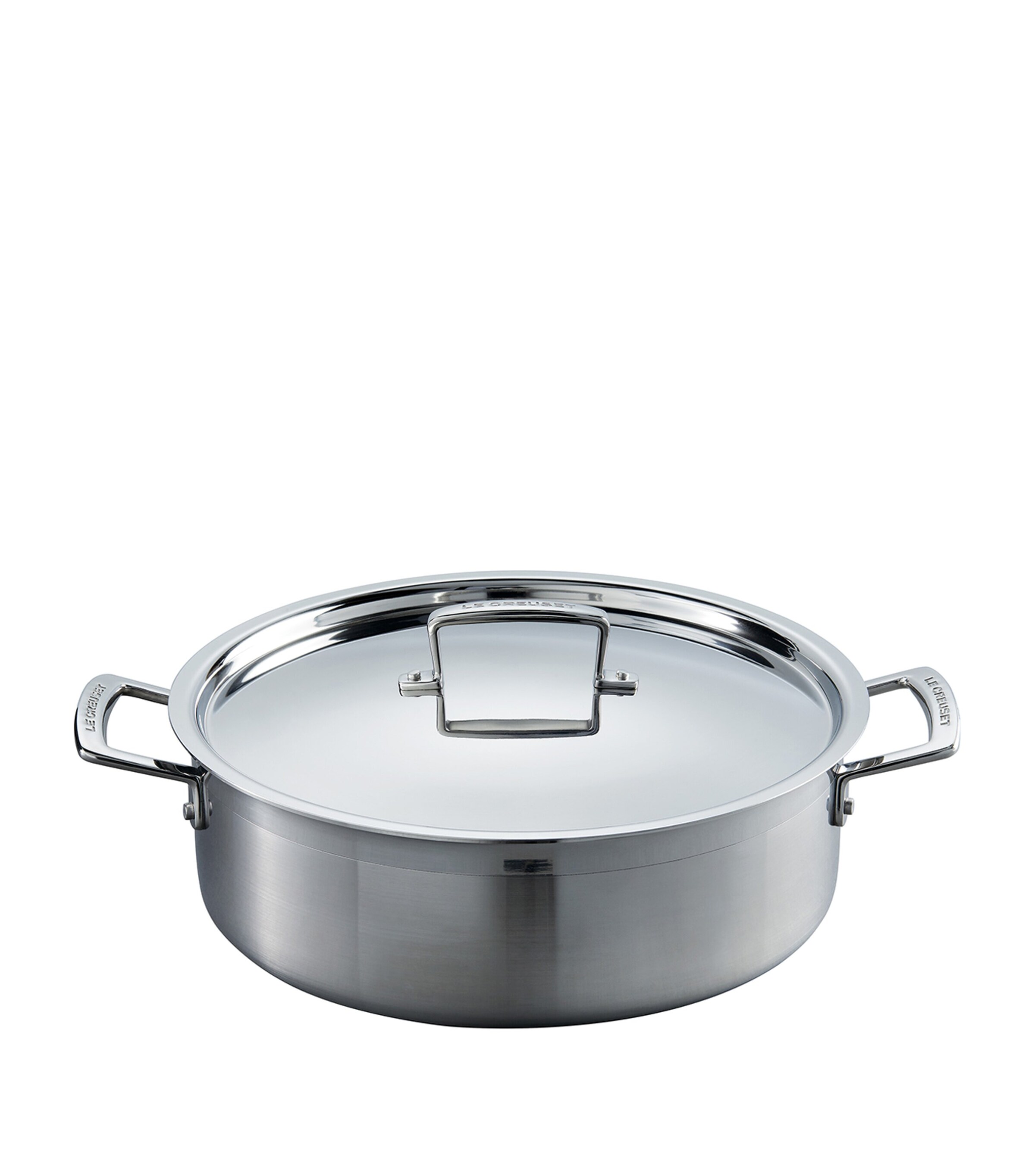 Le Creuset 3-Ply Stainless Steel Sauté Pan (28cm) Steel Image 6