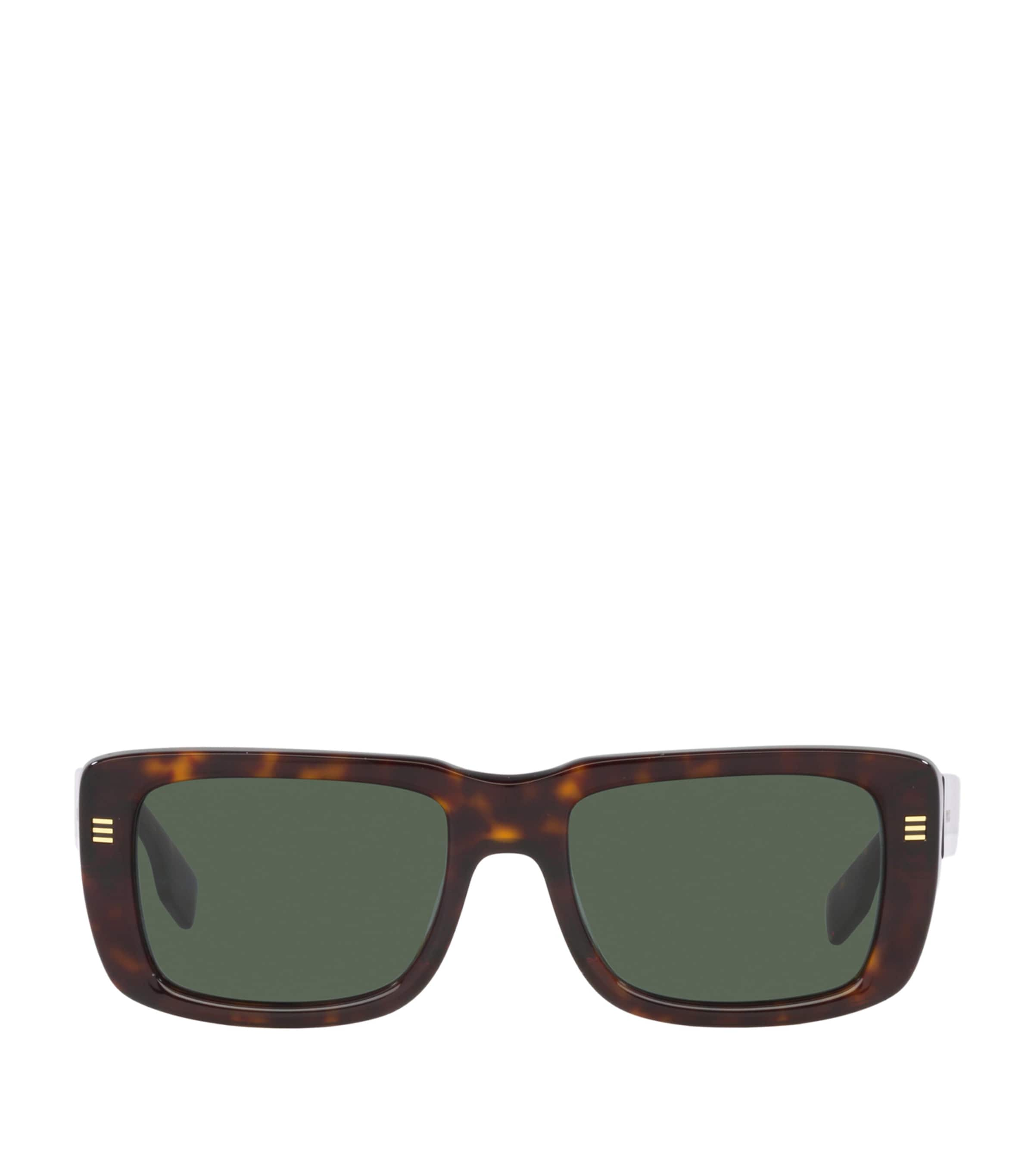 Burberry Rectangle Jarvis Sunglasses In Brown