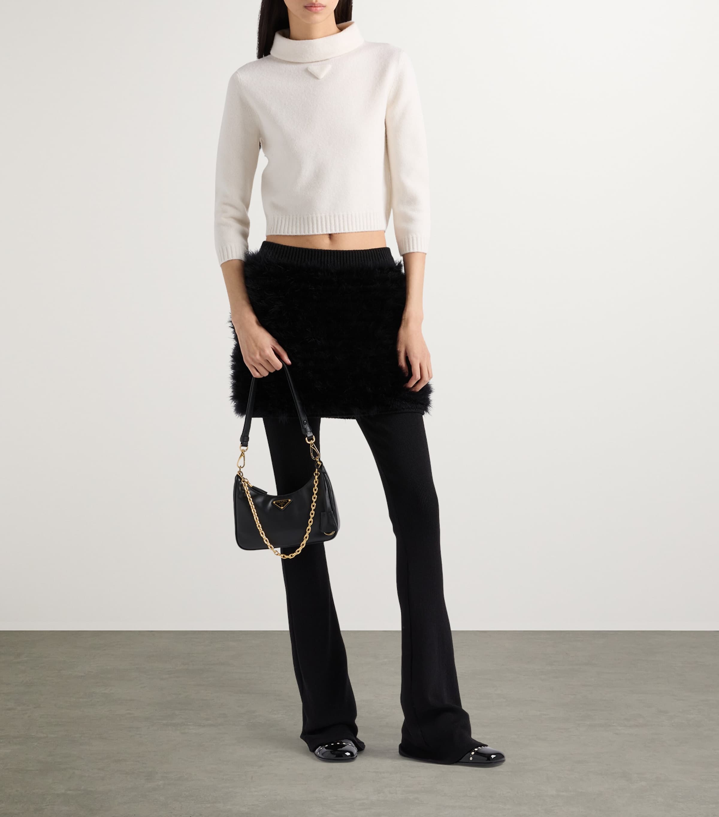 Mini Leather Re-Edition Shoulder Bag F0002 Image 2