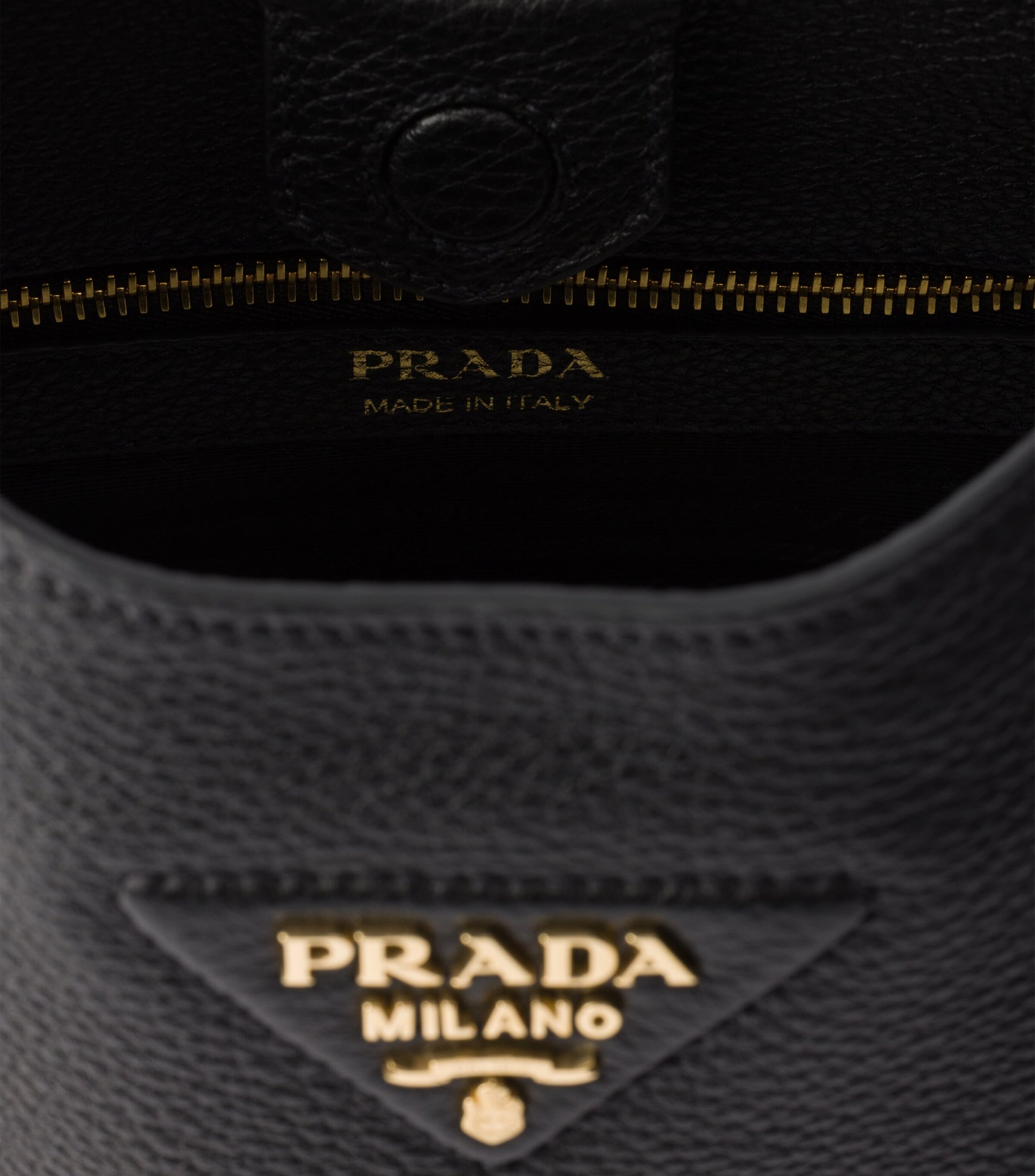 Prada Medium Leather Shoulder Bag Image 4