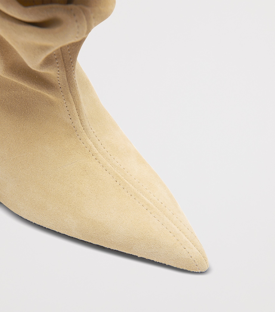 Suede Wedge Ankle Boots 60 8BW 8BW BEIGE Image 6