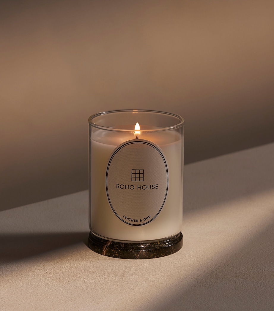 Leather & Oud Candle (250g) NO COLOUR Image 3