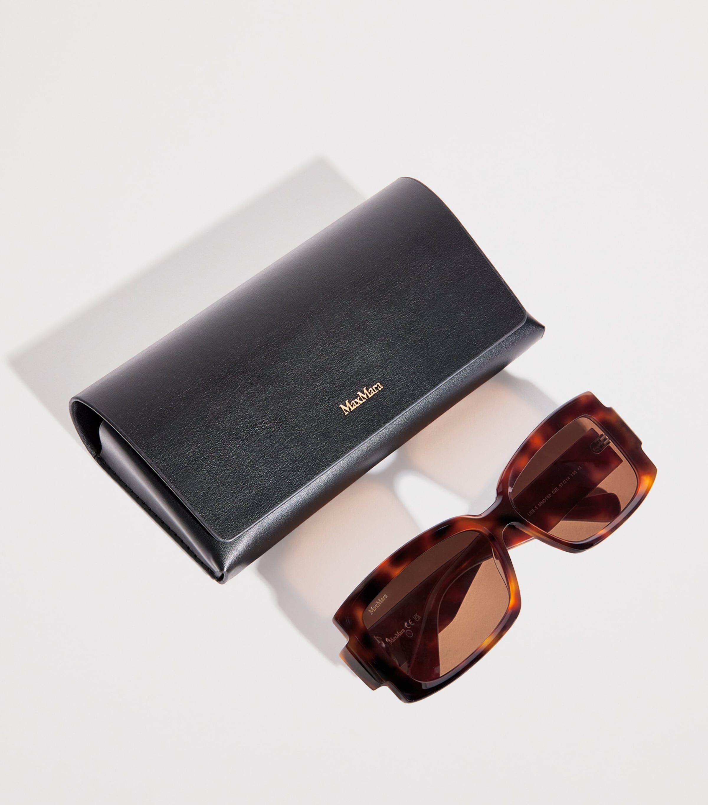 Acetate Square-Frame Sunglasses TAWNY BRONZE BROW Image 4