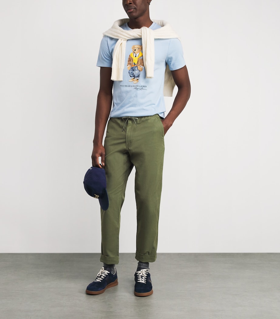 Stretch-Cotton Twill Prepster Trousers OLIVE Image 2