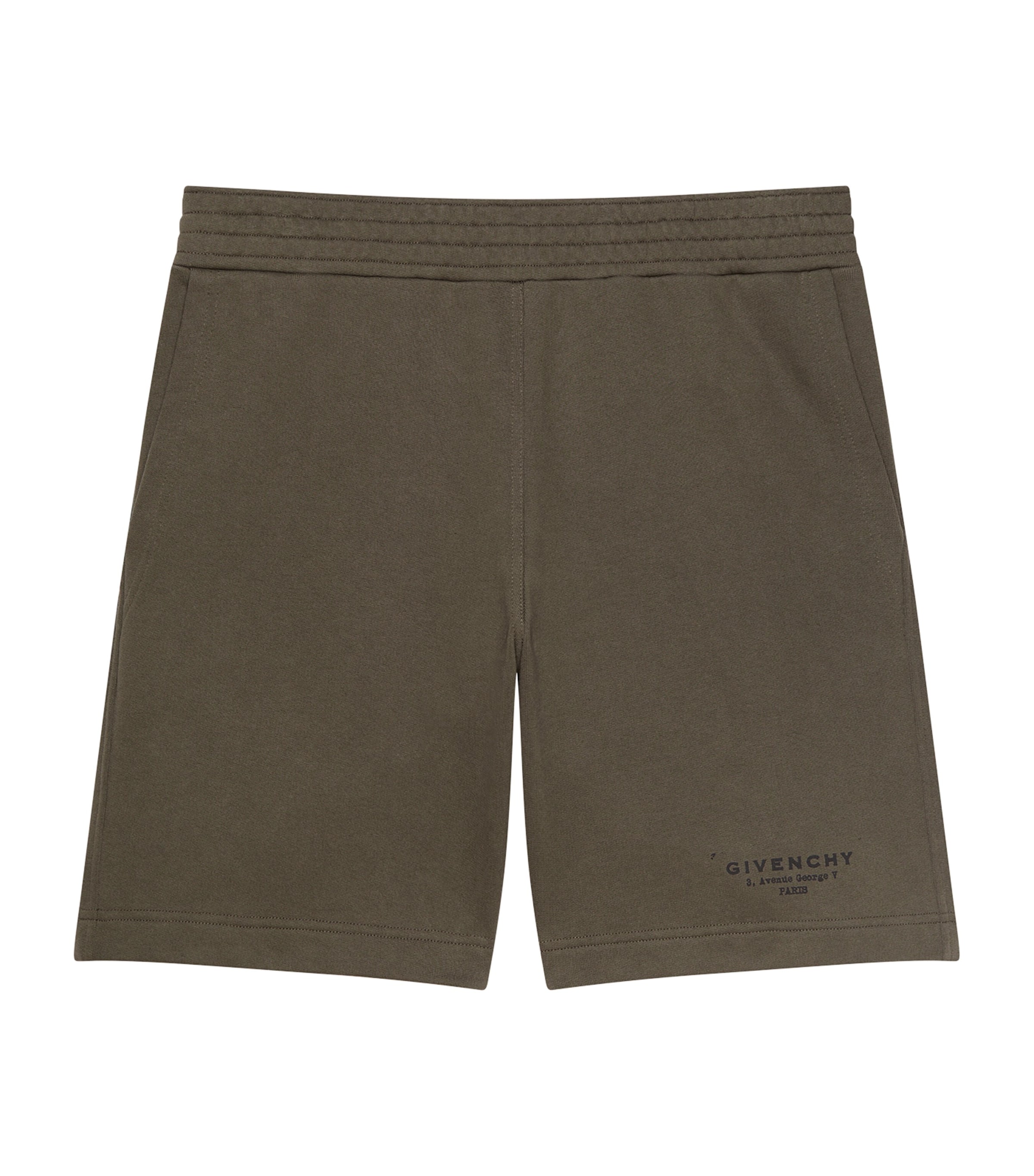 Cotton Logo Sweatshorts KHAKI Image 1