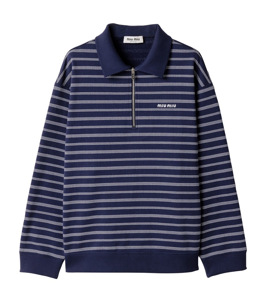 Stripe Polo Shirt F022X Image 1