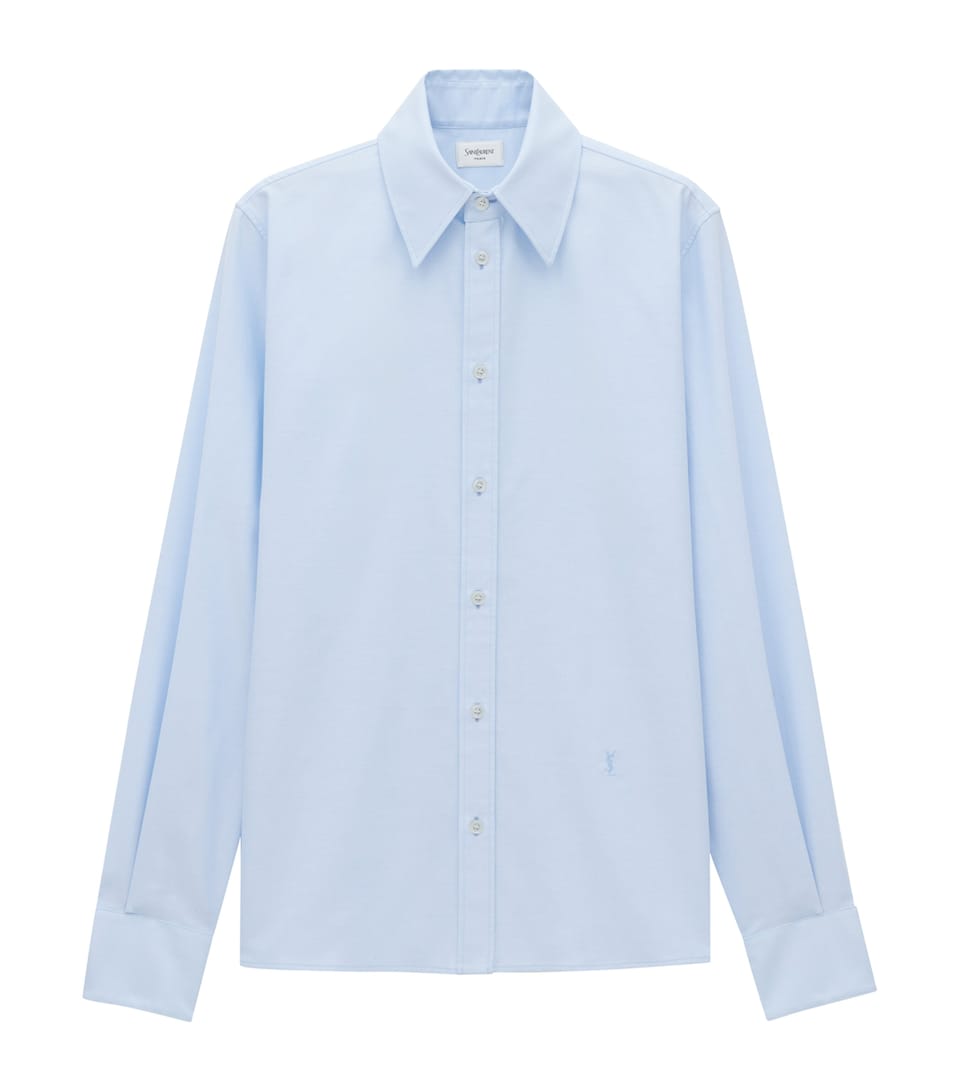 Saint Laurent Cotton Cassandre Oxford Shirt