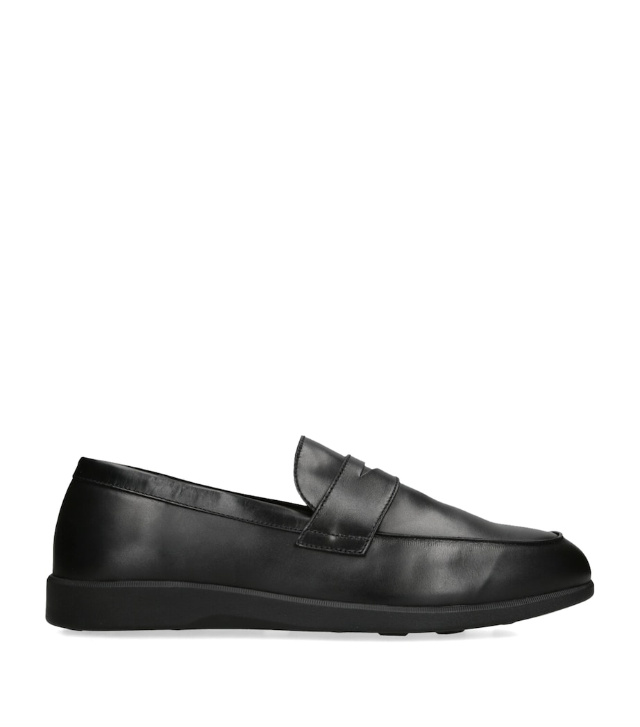 Leather Harley Loafers BLACK Image 1