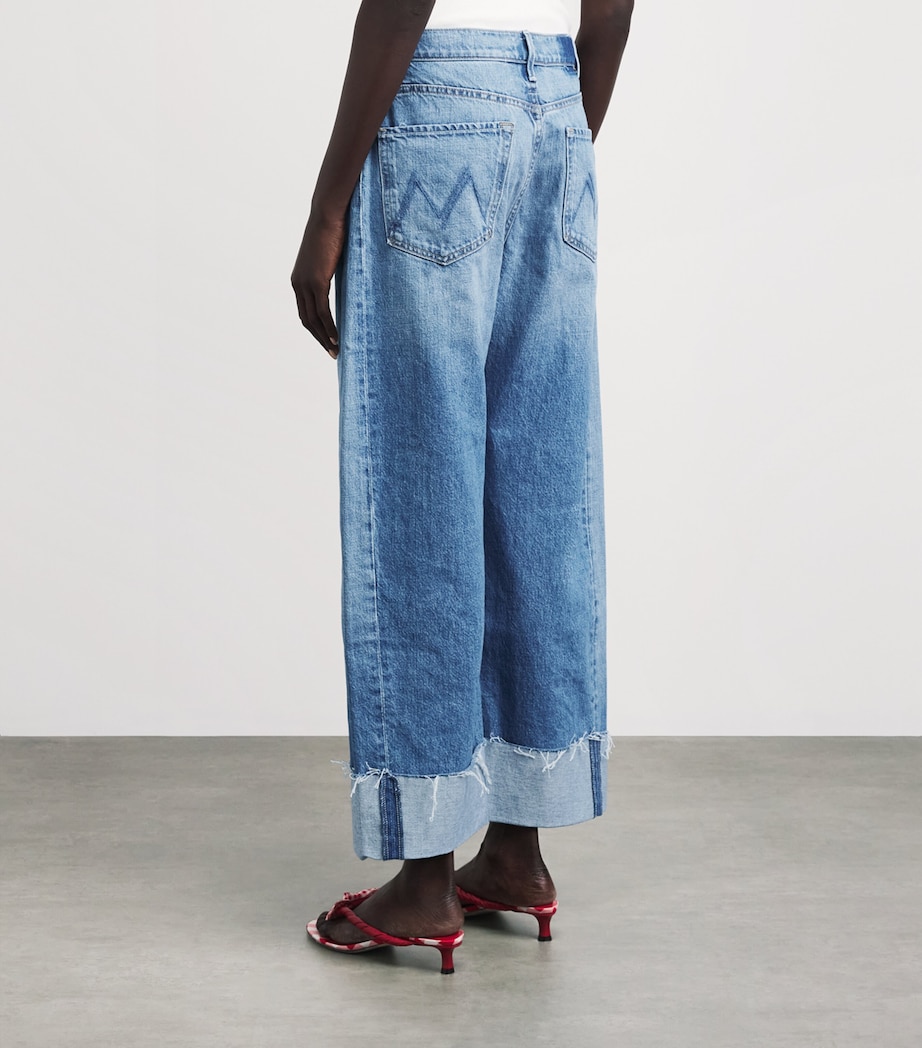 MOTHER Womens The Half-Pipe Ankle-Cuff Jeans Lbi Last Bite Image 5