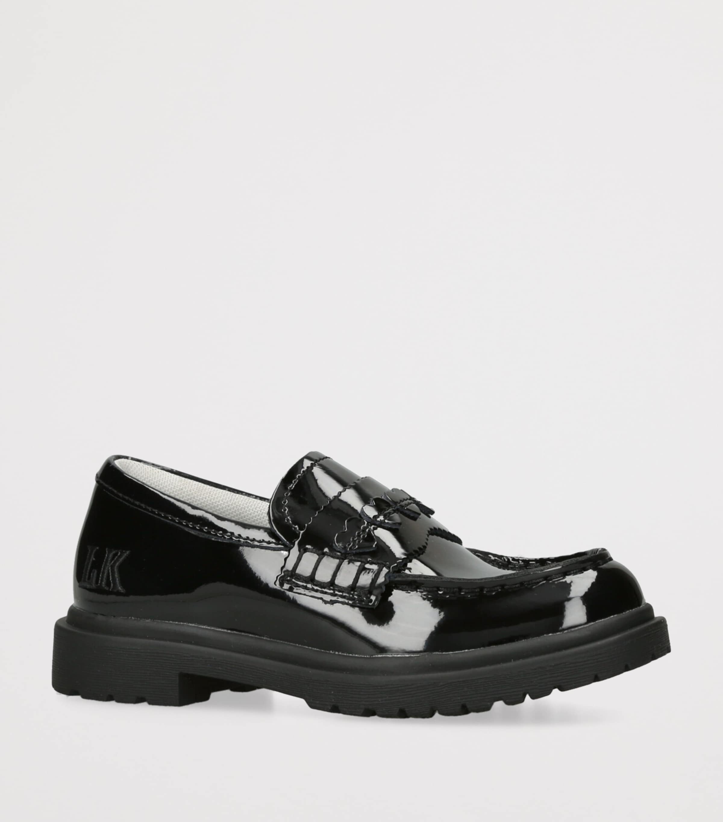 Lelli Kelly Patent Leather Clara Loafers Black Image 3