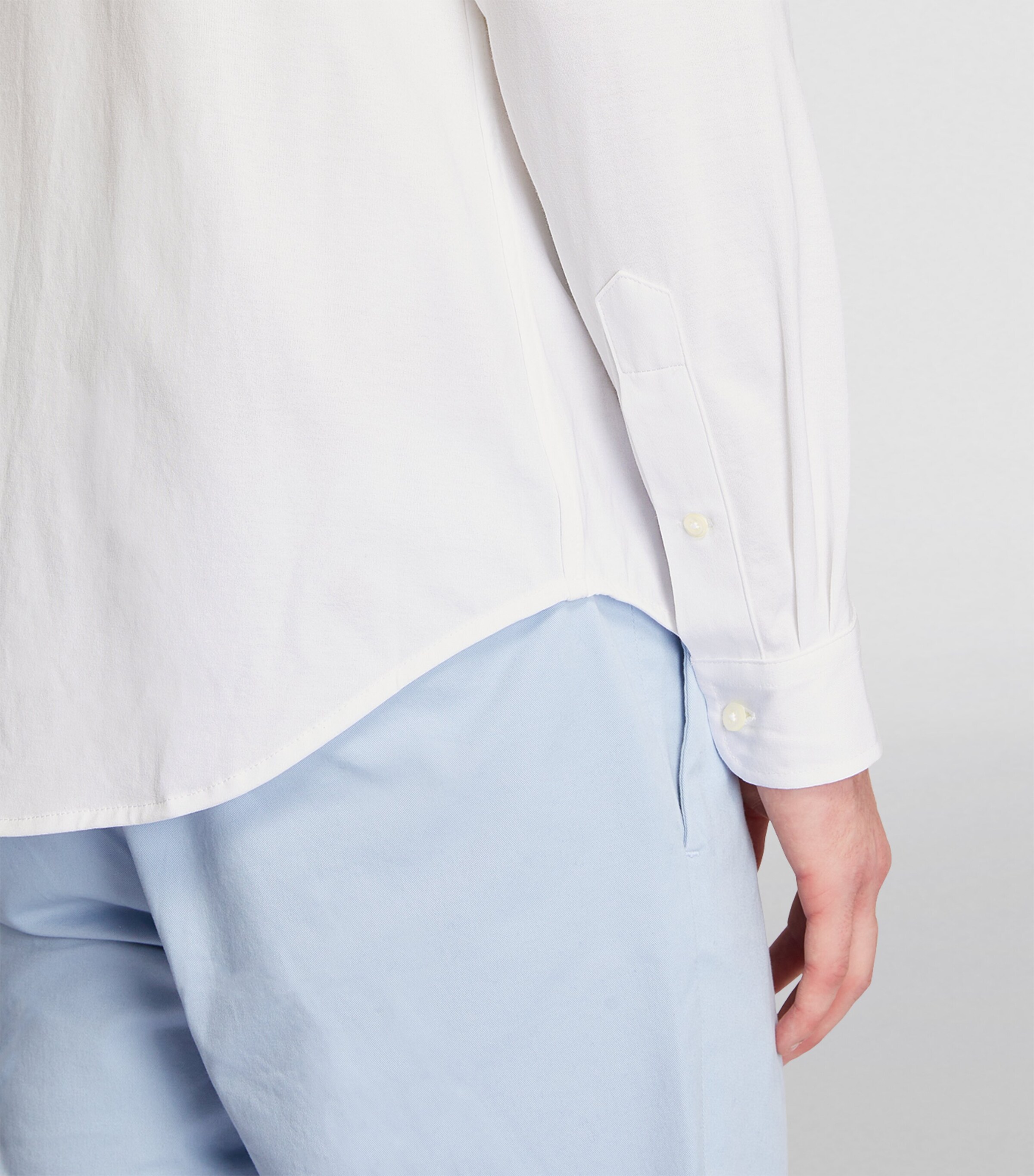 Cotton Jersey Shirt WHITE Image 7