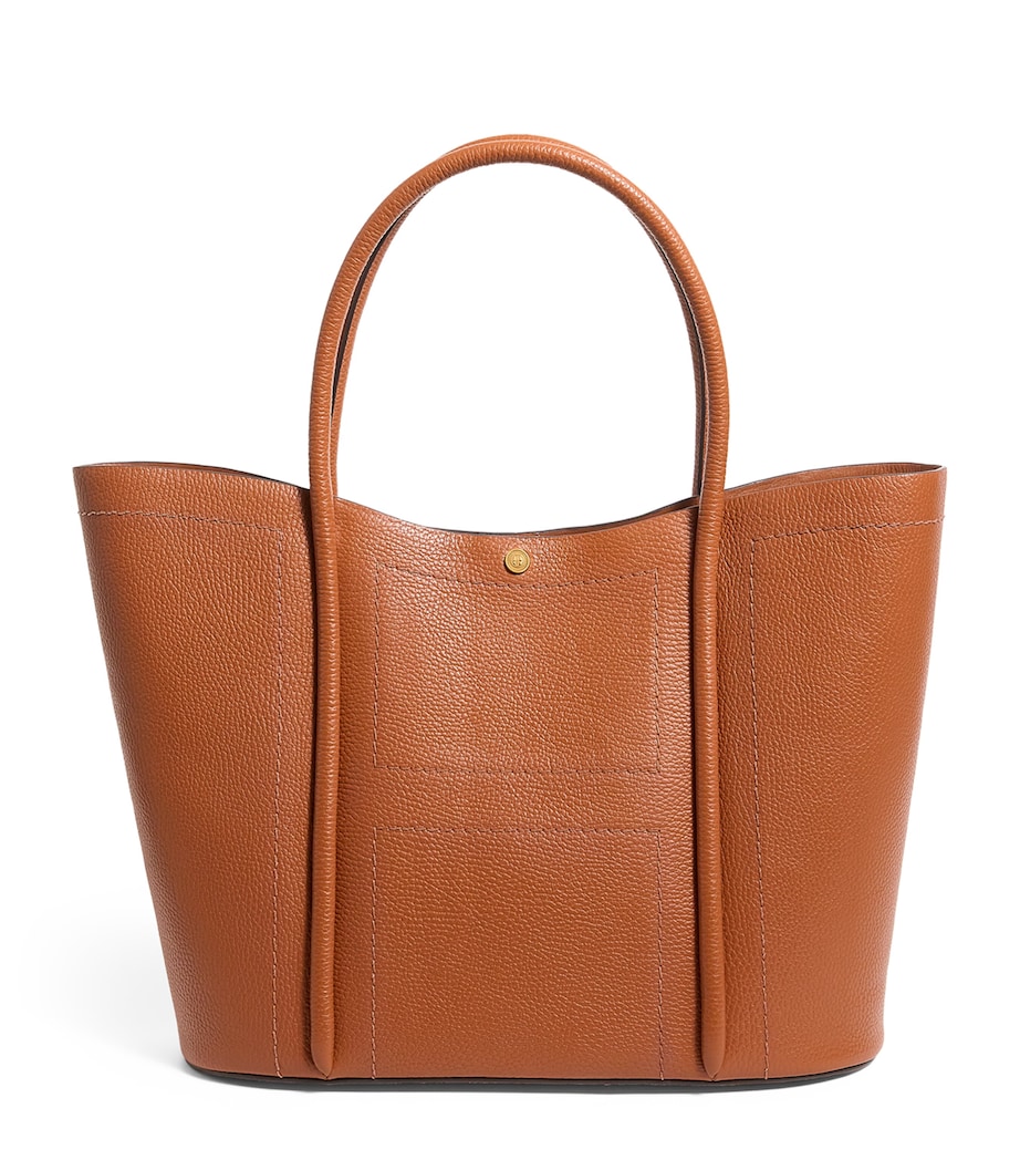 Leather Rope Tote Bag TAN Image 1
