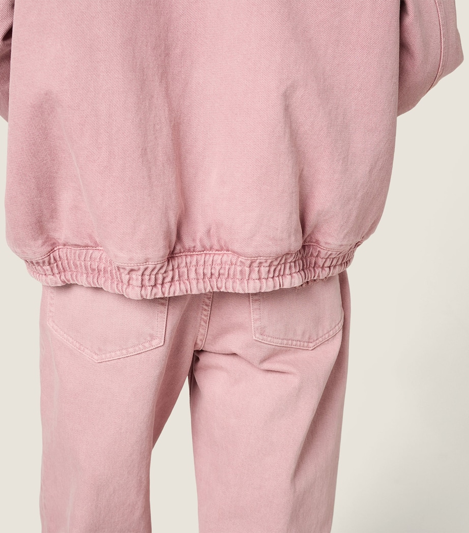 Logo Padded Denim Jacket F0028 Image 5