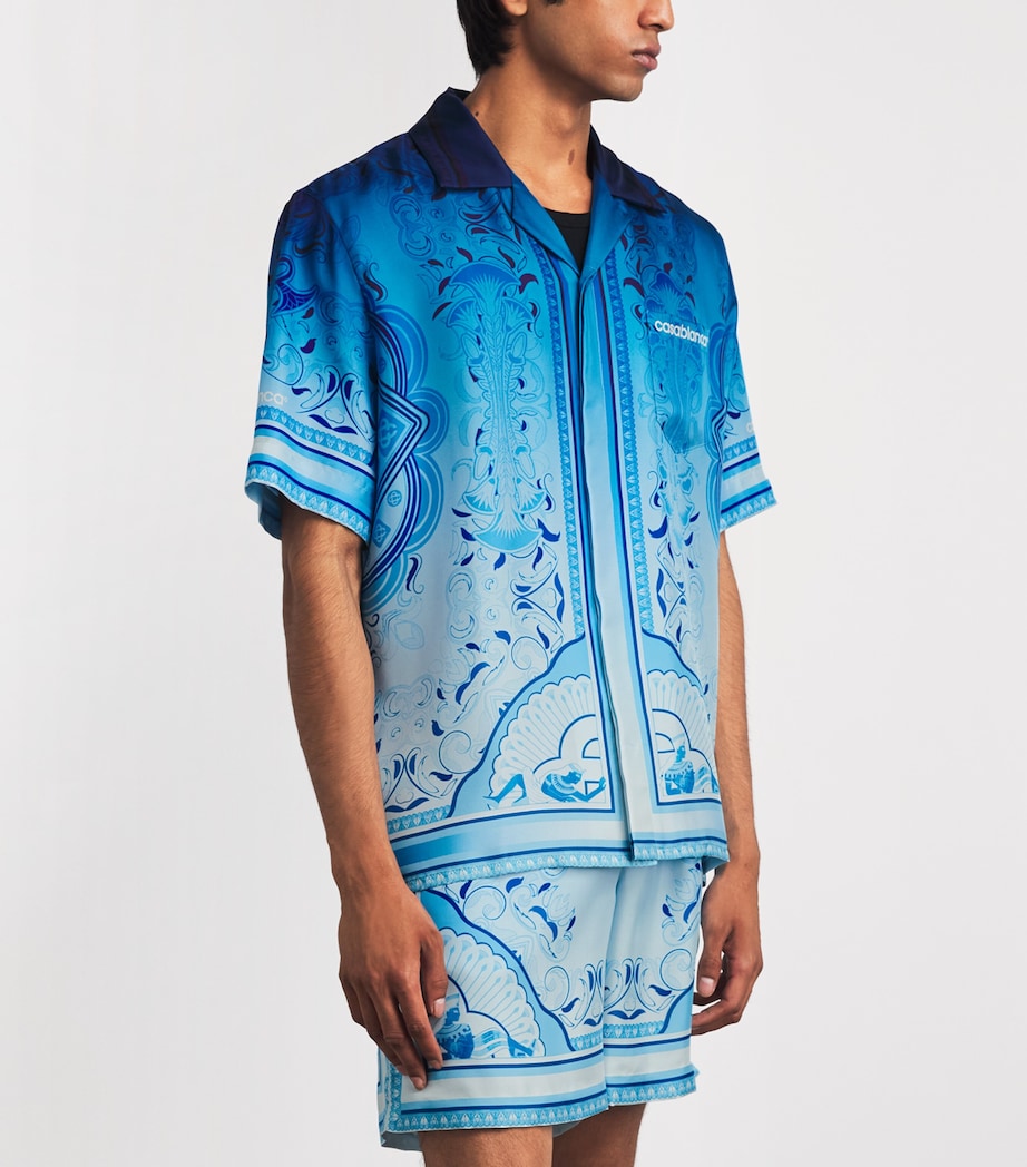 Casablanca Mens Silk Egyptian Rug Shirt Egyption Rug Image 4