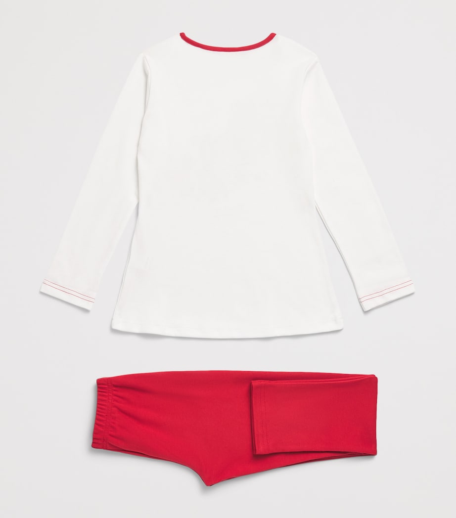 Story Loris Cotton Gingerbread Print Pyjama Set (3-14 Years) Image 2