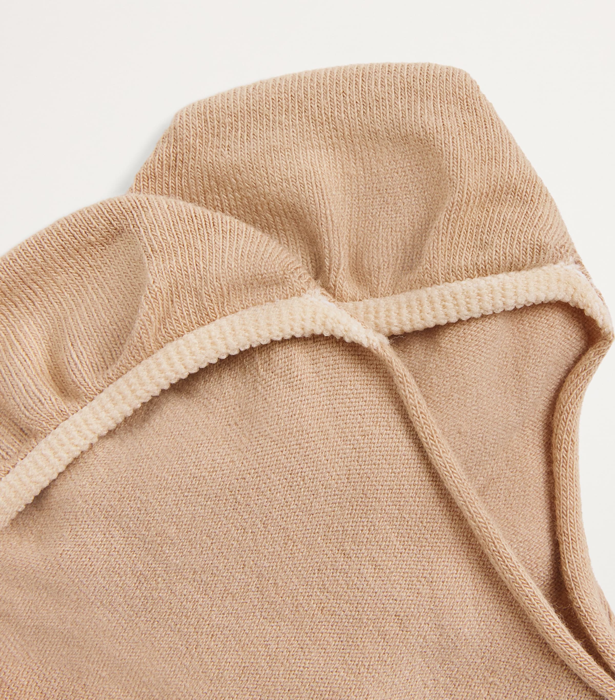 Doré Doré Mens Cotton Invisible Liner Socks Beige Image 2