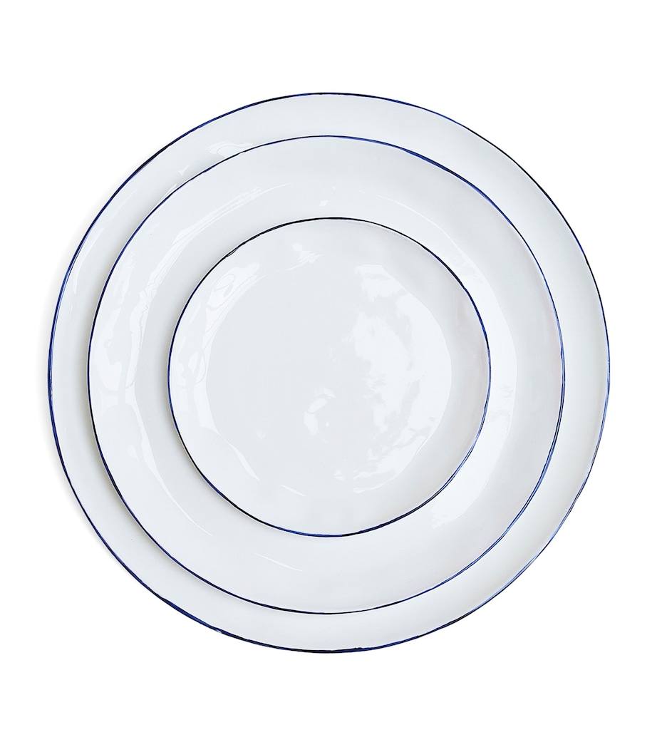 Set of 4 Cobalt Dinner Plates (28.5cm) COBALT (BLUE) Image 4