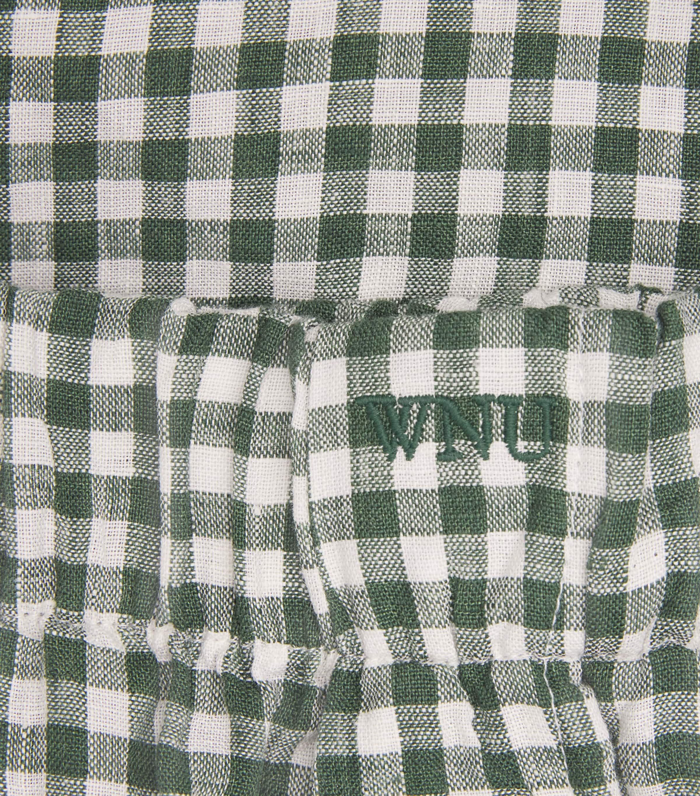 Linen The Boxer Shorts GREEN Image 5