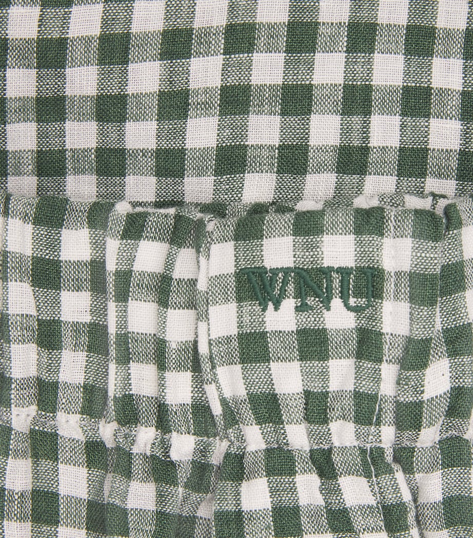 Linen The Boxer Shorts GREEN Image 5