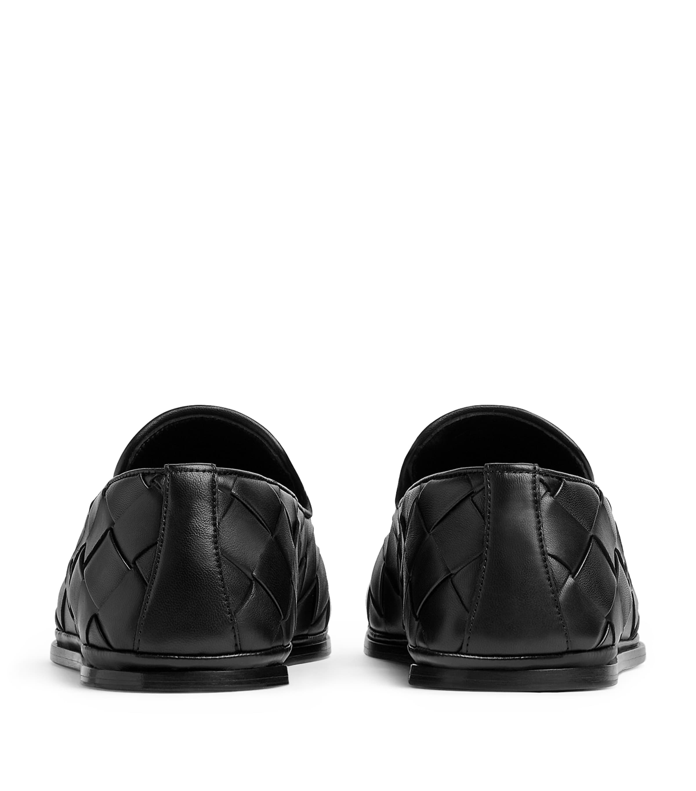 Bottega Veneta Leather Intrecciato Sunday Slippers Image 2