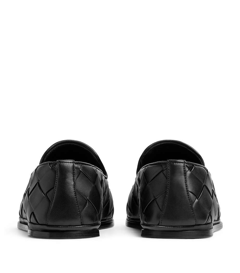 Bottega Veneta Leather Intrecciato Sunday Slippers Image 2