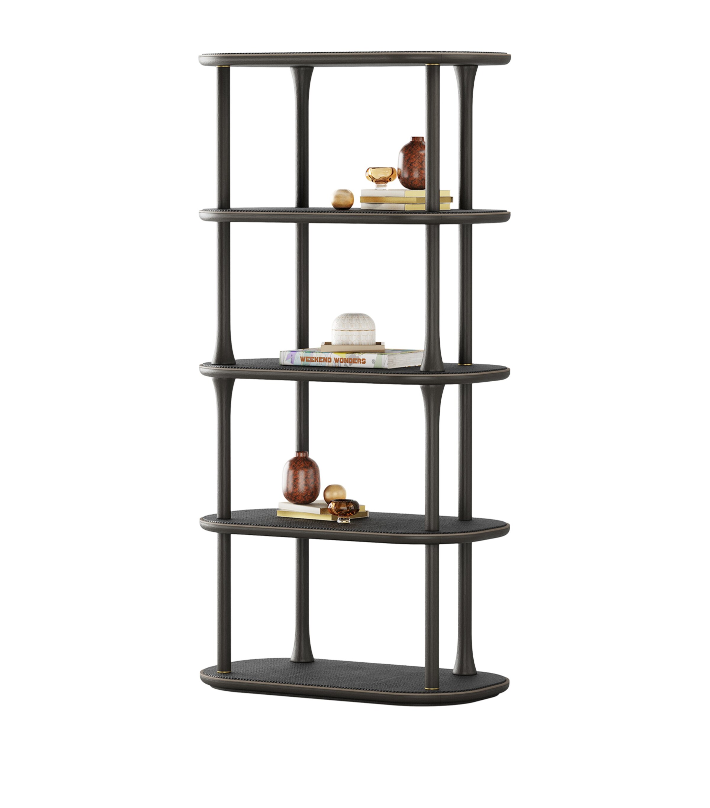 Frato Wood Matera Bookcase Black Image 3