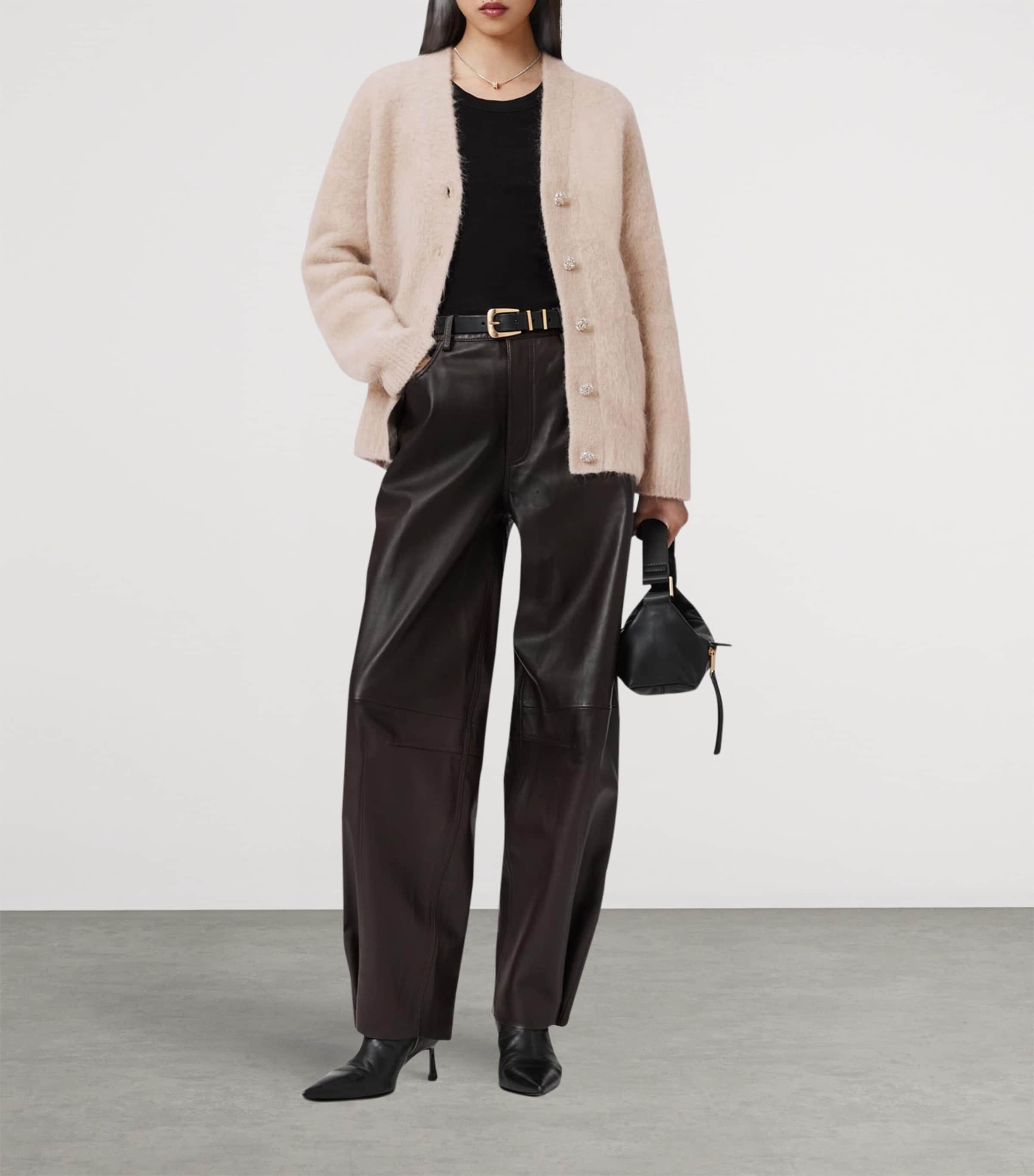 Brushed Rubi Cardigan PEARL WHITE Image 2