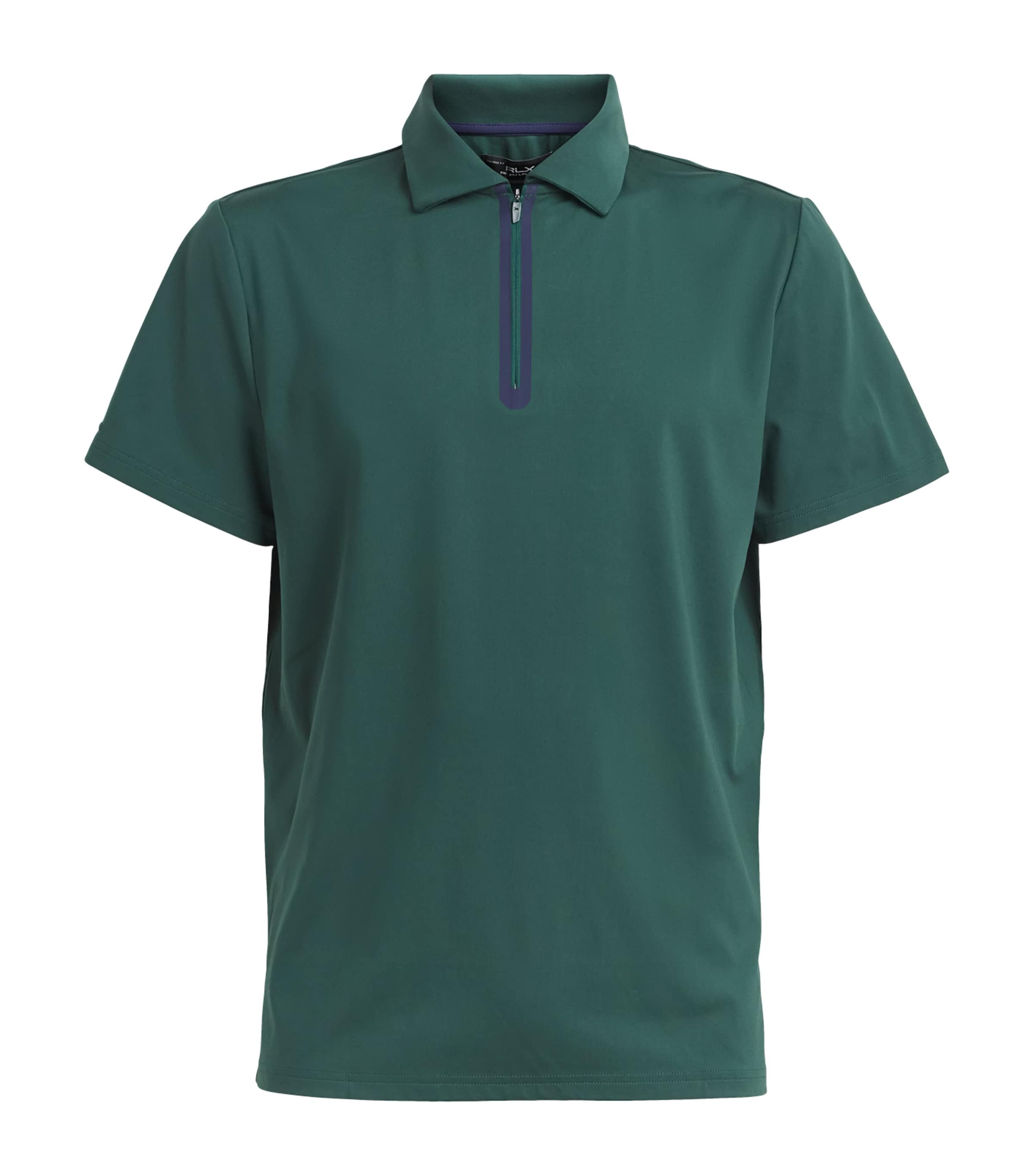 RLX Ralph Lauren Mens Tailored Fit Performance Polo Shirt Moss Agate Image 1