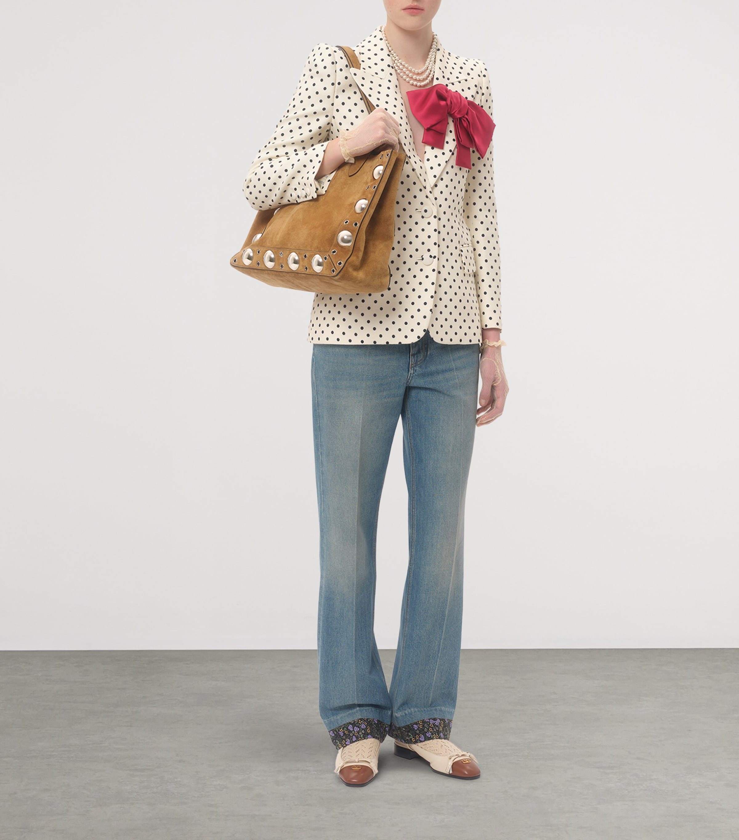 Valentino Garavani Suede Nellcote Tote Bag | Harrods US