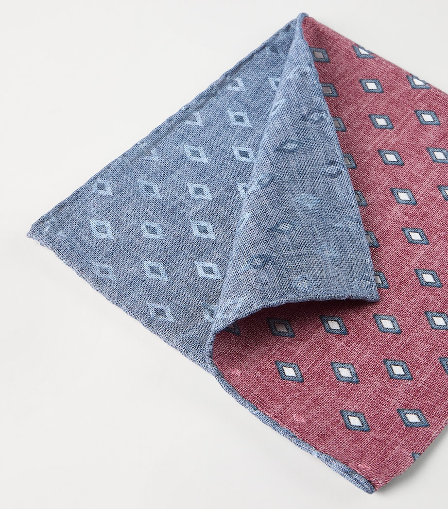 Silk Diamond Pocket Square CFQ12 Image 3