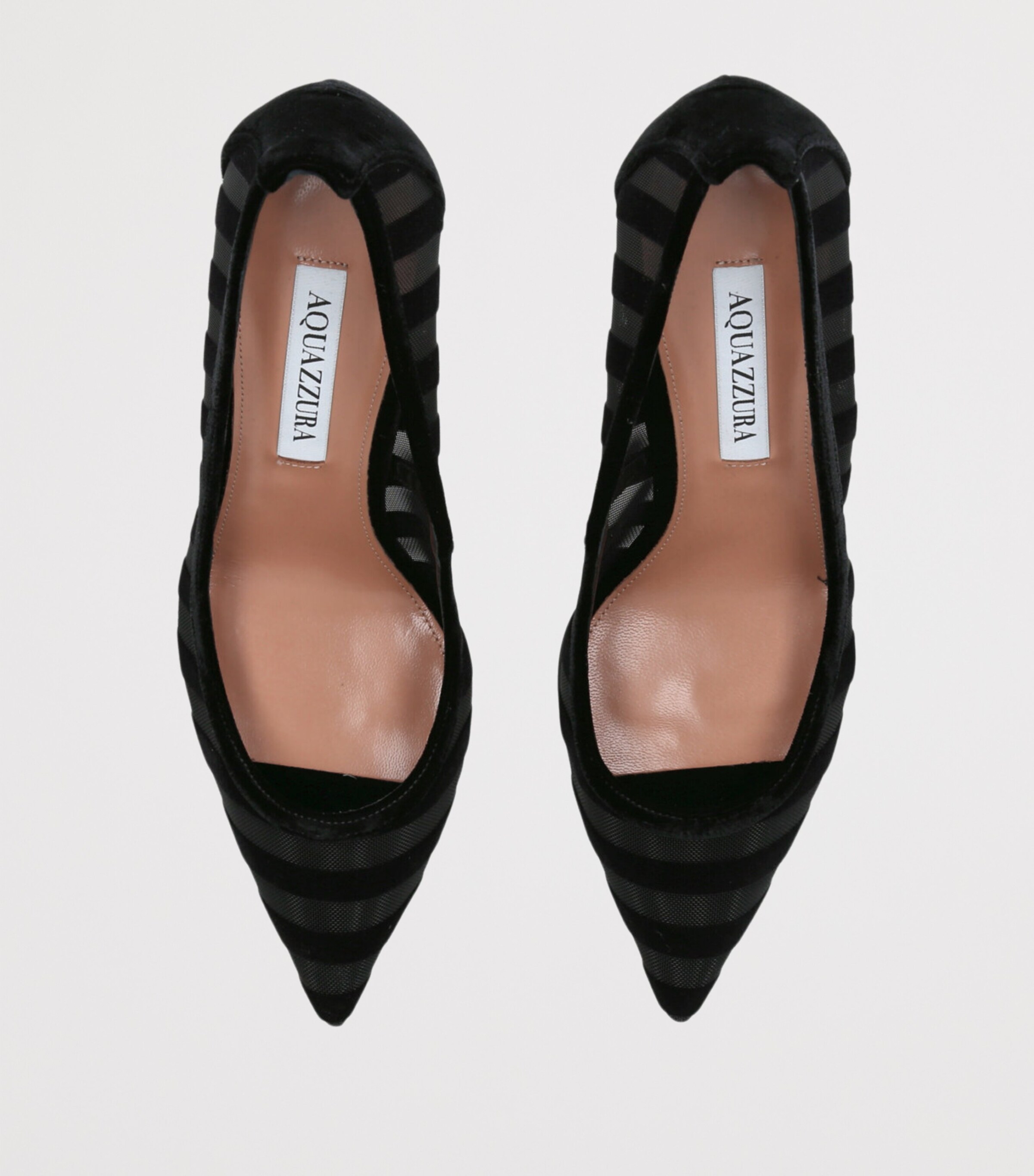 Aquazzura Nude Pumps 85 Black Image 4