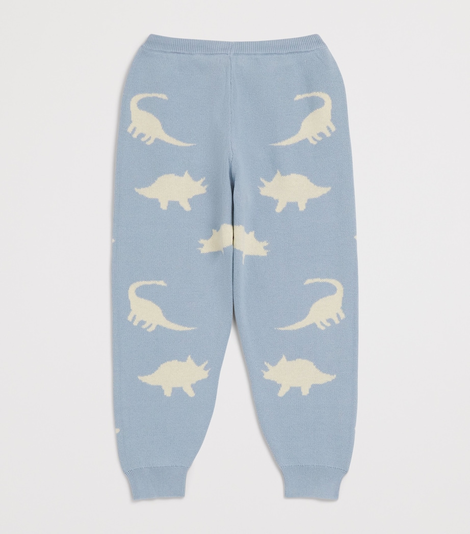 KONGES SLOJD Dinosaur Print Trousers (5-10 Years) Mist Image 2