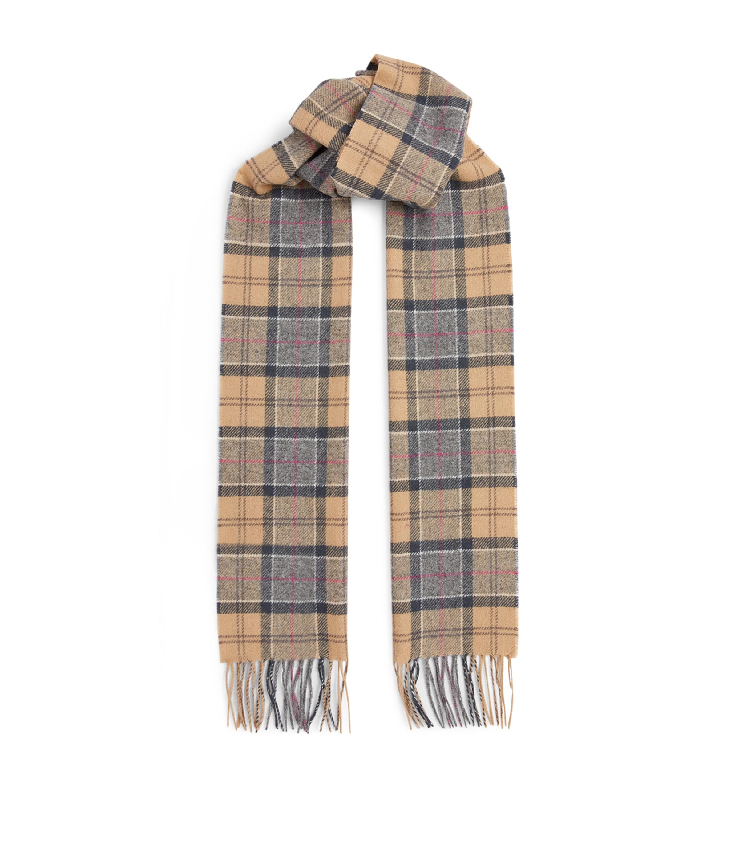 Wool Tartan Scarf MULTI Image 2