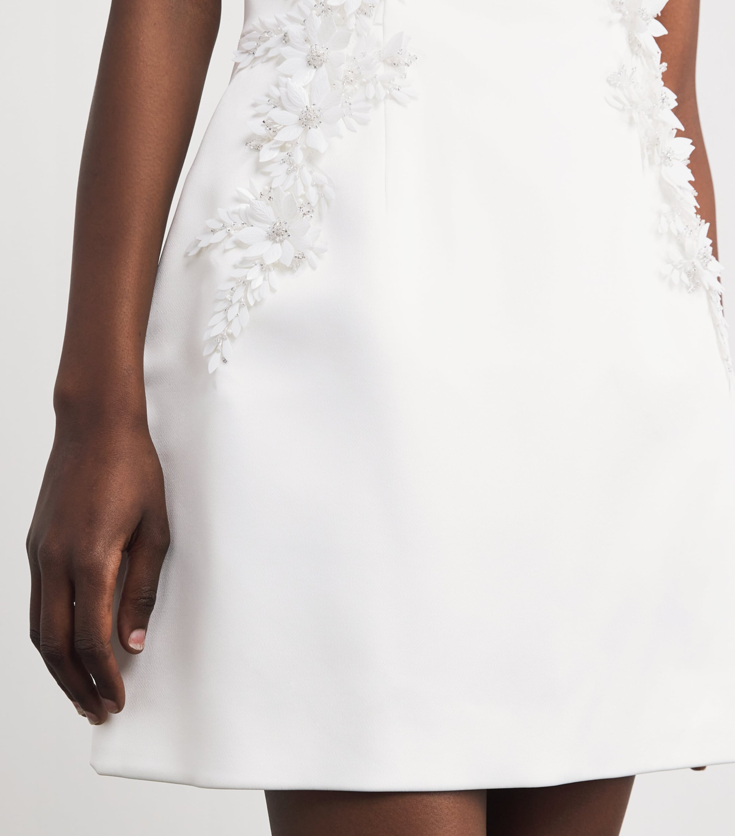 Embellished Xanthe Mini Dress IVORY Image 6