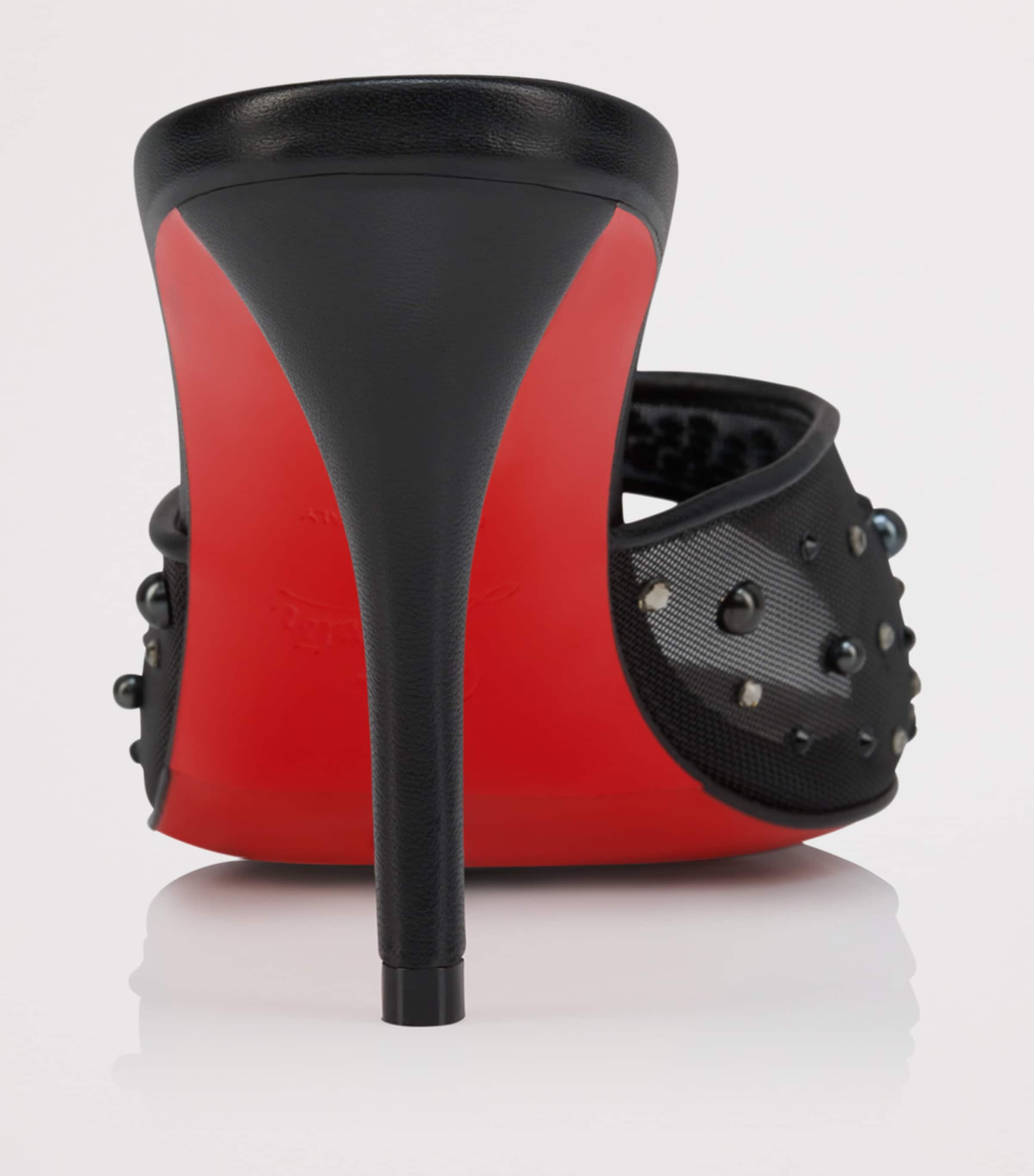 Christian Louboutin Miss Z Embellished Mules 80 Image 4