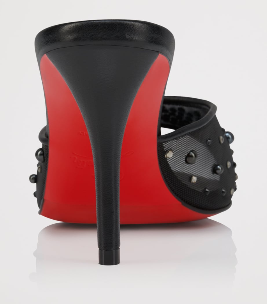 Christian Louboutin Miss Z Embellished Mules 80 Image 4