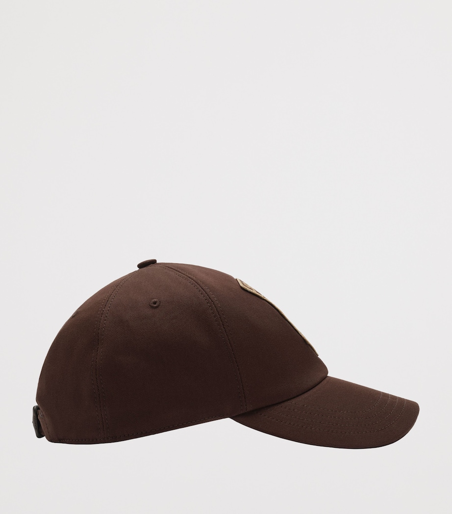 Cotton Gabardine Thistle Shield Cap TREACLE BROWN Image 2