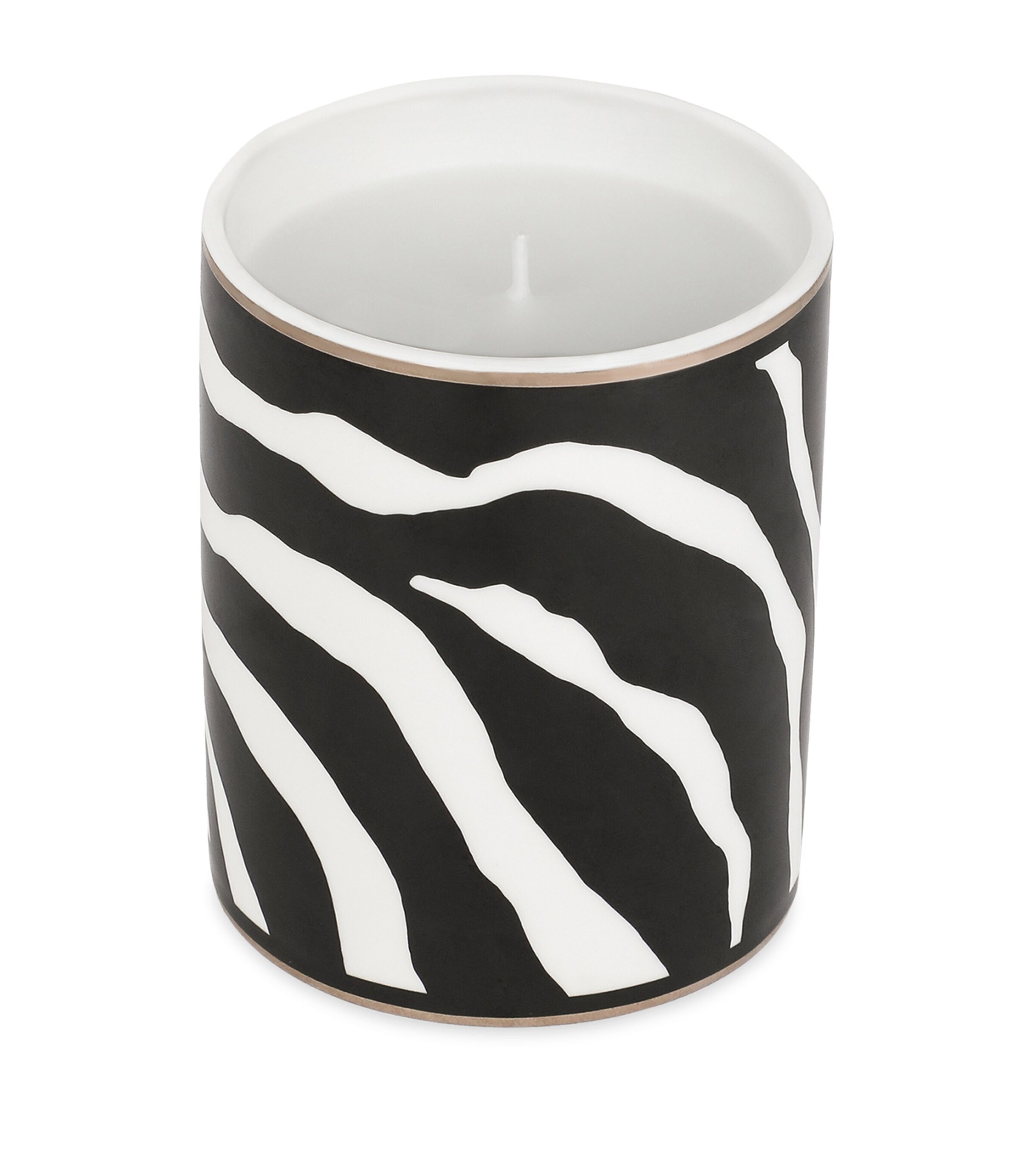 Lidded Zebra Lychee & Mulberry Scented Candle (340g) UZ003-ZEBRA Image 3