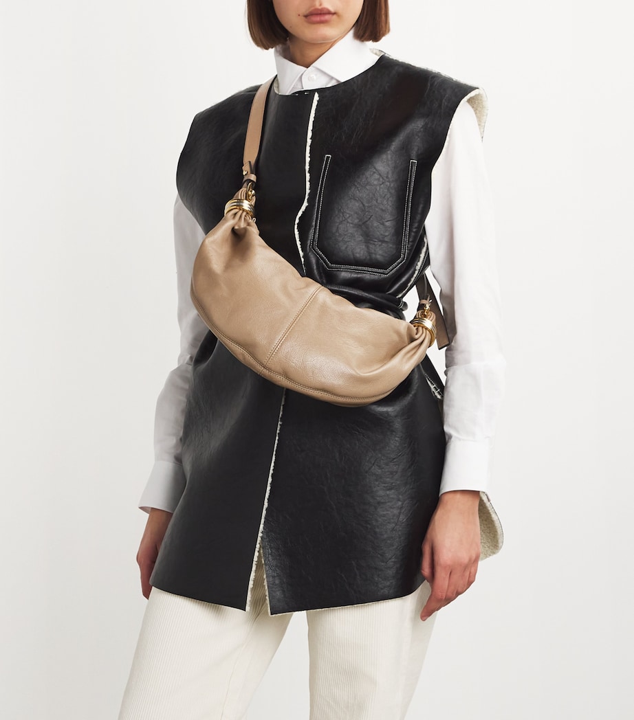 Small Leather Bracelet Bag BOYISH BROWN Image 5