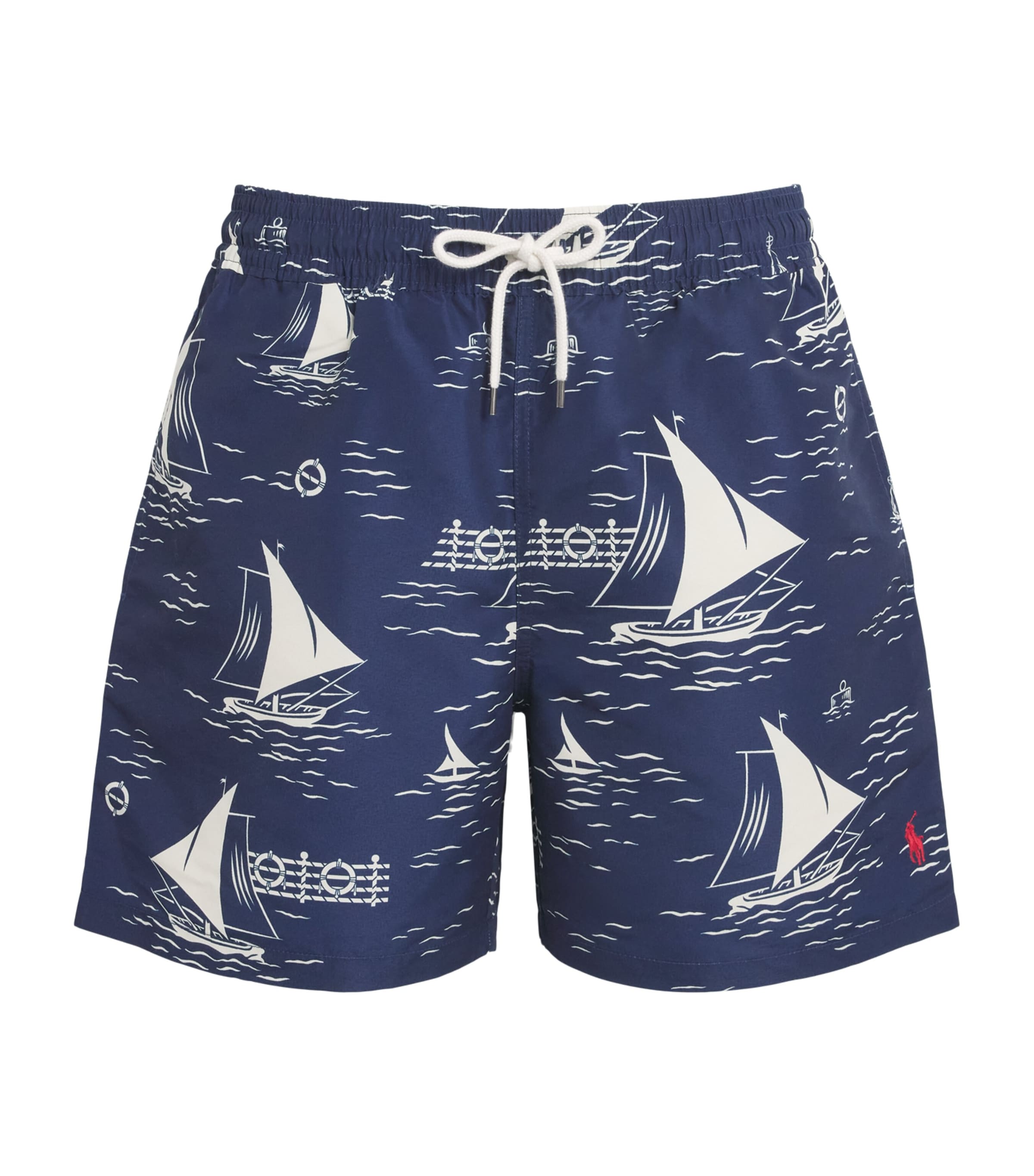 Polo Ralph Lauren Mens Sailboat Swim Shorts All Over Sailboats Image 1