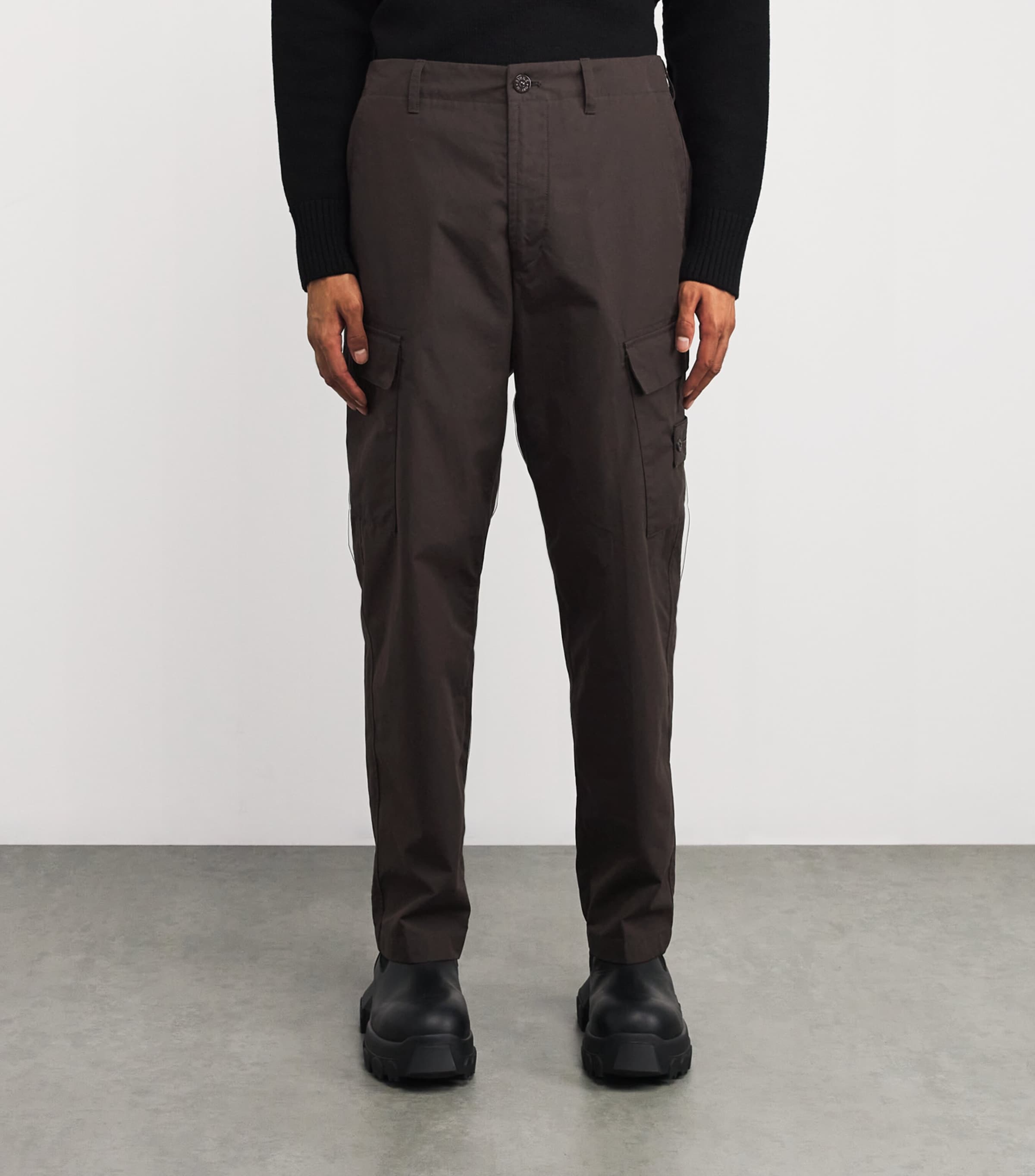 GHOST PIECE Cotton Cargo Trousers V0070 Image 3