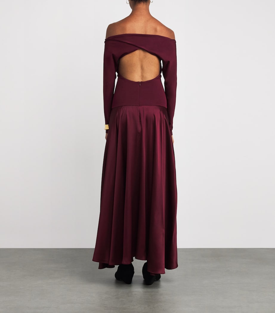 Off-Shoulder Illi Maxi Dress SHIRAZ Image 3
