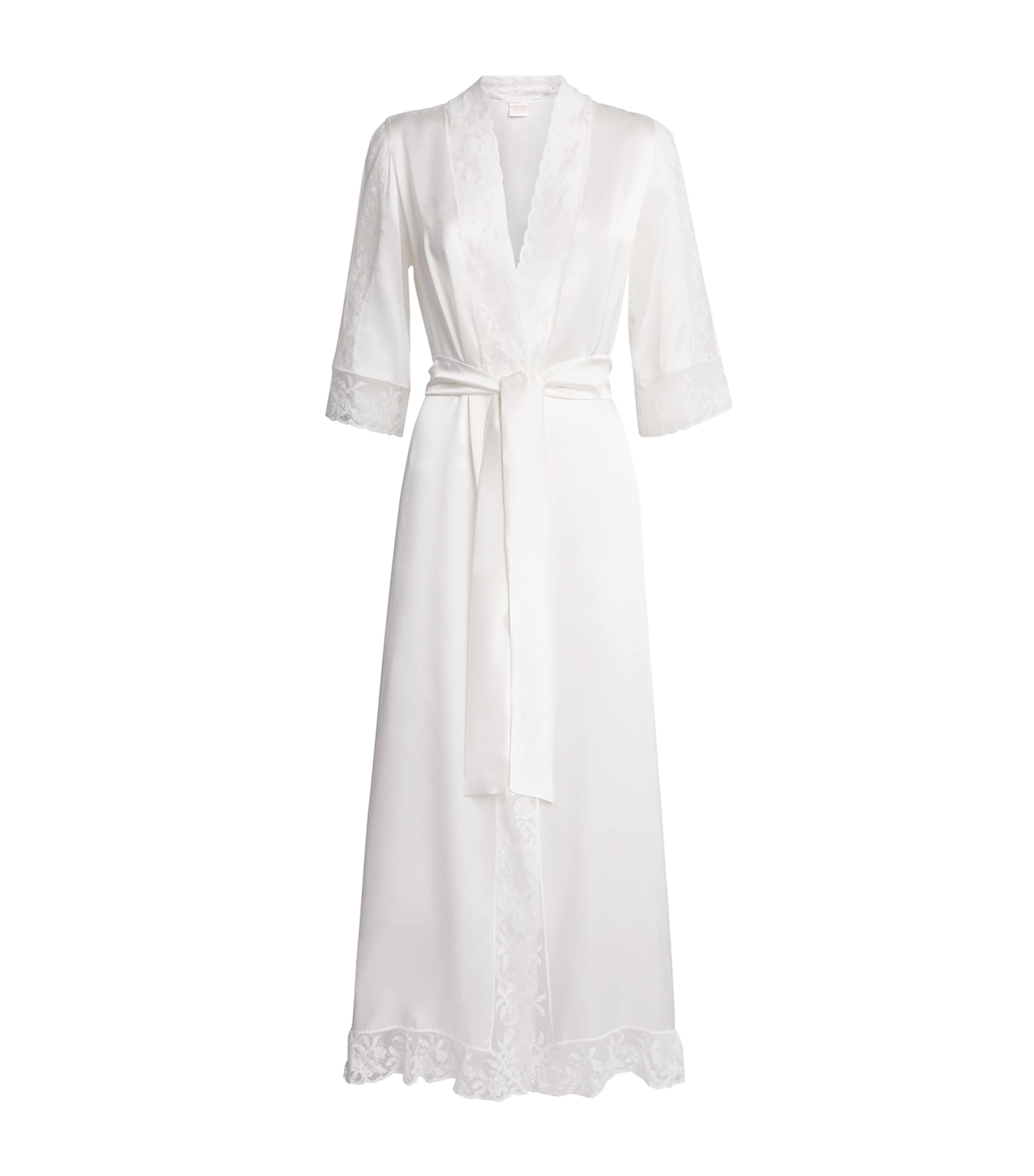 Loretta Caponi Womens Silk Elba Robe Sunrise Image 1