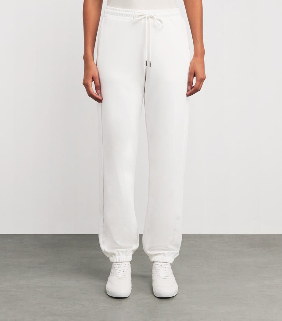 Jersey Drawstring Sweatpants 001 OPTICAL WHITE Image 3