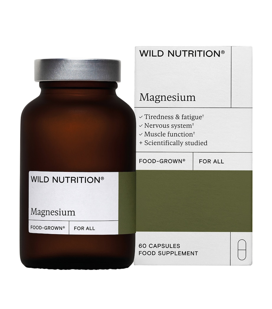 Wild Nutrition Food-Grown Magnesium (60 Capsules) Image 1