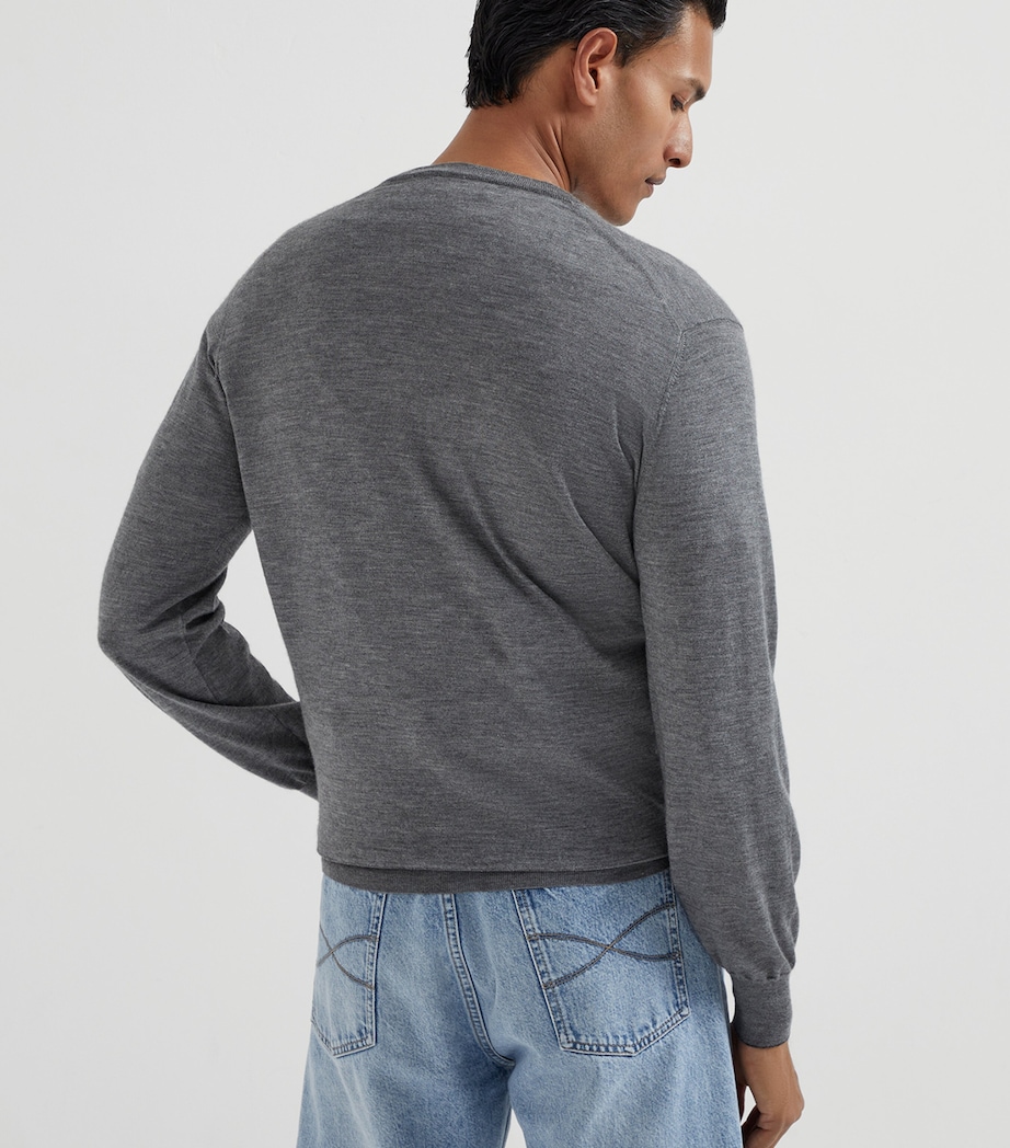 Cashmere V-Neck Sweater CG217 Image 3
