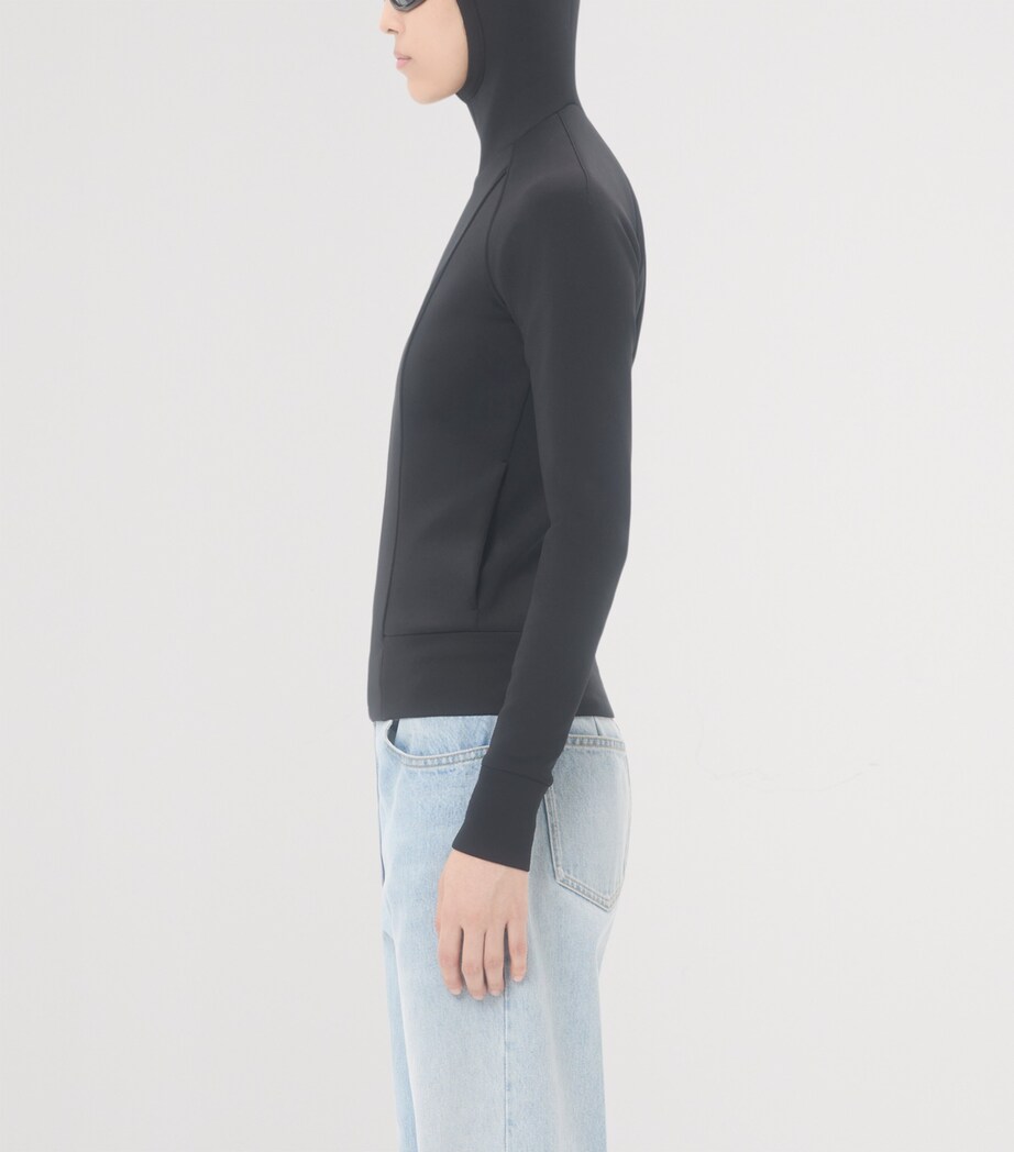 Technical Jersey Zip-Up Hoodie 0NO Image 5