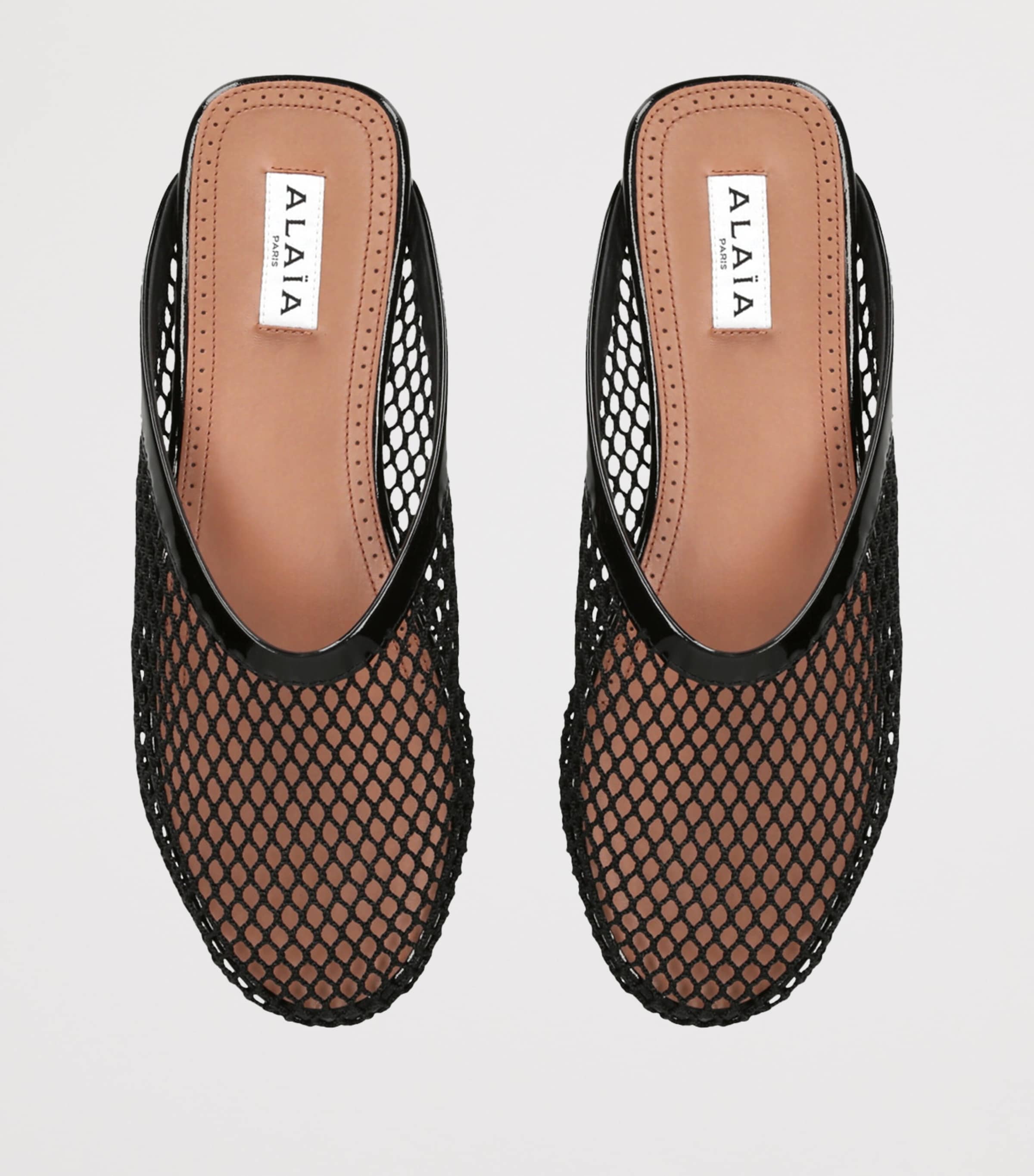 Fishnet Mules BLACK Image 4