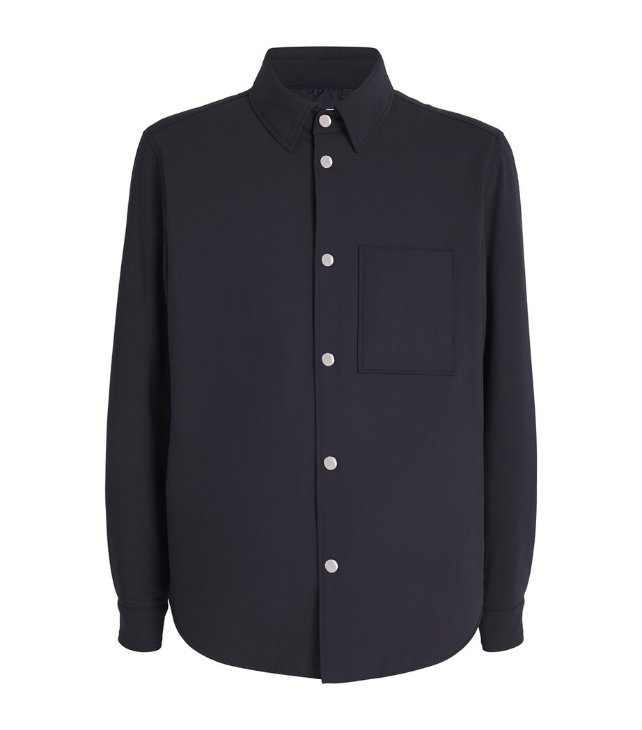 Bogner Mens Padded Olli Overshirt Navy Image 1